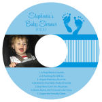 CD Baby Footprints Labels 4.625x4.625